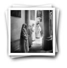 Missionárias Franciscanas da Congregação de Maria, na capela Carlos Alberto, Avenida da Índia,  Exposição Colonial no Palácio de Cristal, Porto
