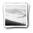Vista do Pinhão envolto em nevoeiro