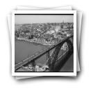 Vista da cidade do Porto, vendo-se a Ponte D. Luís I