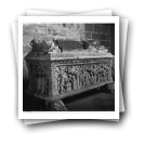 [Vila do Conde: Túmulo de D. Afonso Sanches, na Igreja de Santa Clara (imagem invertida)]