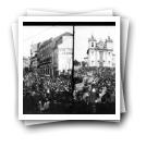 Funeral do [deputado Henrique] Santos Cardoso, Março de 1915 [: Passagem de cortejo fúnebre na Praça da Batalha, junto à Igreja de Santo Ildefonso, Porto]