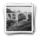 [Caminhos de Ferro - Linha de Leixões: Construção de ponte sobre o rio Leça]