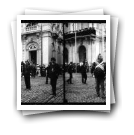 Loubet em Lisboa, 1905: Partida [, Rei D. Carlos conversando na Praça do Município]