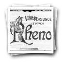 Marca registada de Vinho Portuguez typo Rheno (reprodução de logótipo)