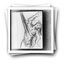 Página com desenho/ilustração “As encruzilhadas de Deus" de José Régio, datado de 1963 (reprodução)