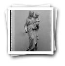 Registo fotográfico da escultura "Nossa Senhora da Vitória" de António Soares dos Reis
