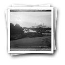 Naufrágio do vapor Silurian: vista da embarcação encalhada