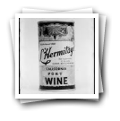 Lata de vinho da marca "L´Hermitage California Port Wine"