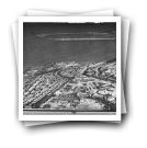 Vista aérea da Praça Gonçalves Zarco, Avenida de Montevideu, Avenida da Boavista e Porto de Leixões (reprodução)