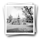 Praça Municipal, vendo-se a Fonte, Torre do Relógio, Igreja da Misericórdia, Caminha, Região dos Vinhos Verdes