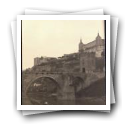 Vista do Alcazar e da ponte de Alcântara sobre o rio Tejo, Toledo