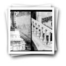 Bussaco [, c. 1917: Hilda Paz dos Reis descendo a escadaria do Grande Hotel]