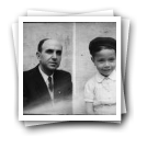 José Gouveia e o filho José Manuel com 4 anos