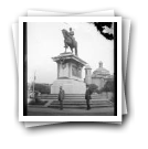 [Barcelona - Espanha: Monumento equestre do general Juan Prim, no Parque da Ciutadella]