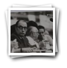 [Comício do Partido Socialista no Pavilhão dos Desportos, Porto: François Mitterrand, António Macedo e Mário Soares.]