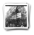 Carnaval de 1906 - [Cortejo dos] Fenianos: Grupo dos 29 [ de Nova Cintra em desfile nas ruas do Porto]